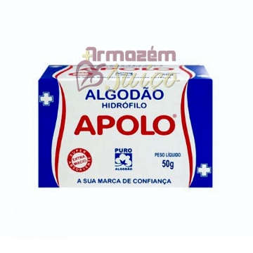 Foto Caixa de Algodão Apolo - 50 Gr